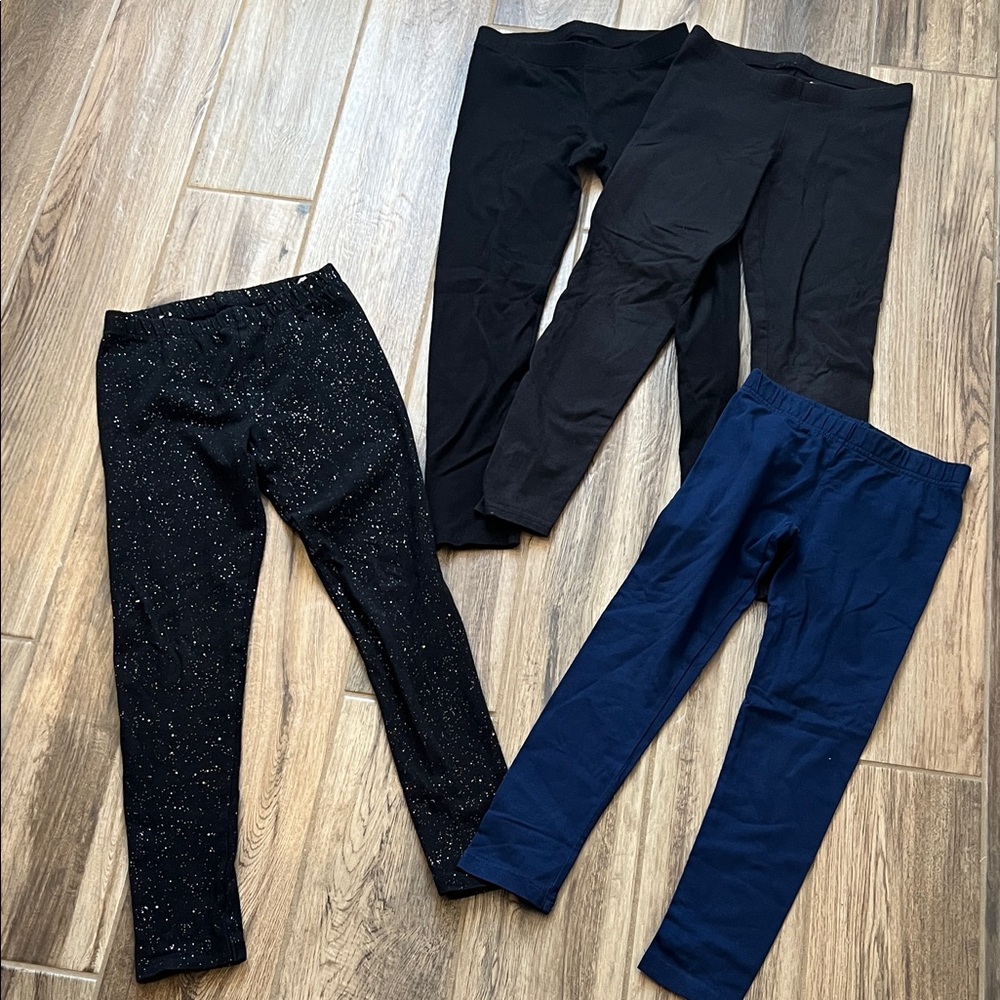 Jumping Beans / Carter’s Black and Navy Leggings Set